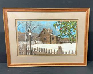 Bob Timberlake December Print Signed Numbered