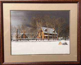 Bob Timberlake First Light Framed And Signed Print