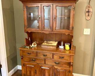 Young Republic maple hutch