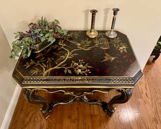 Chinoiserie Maitland Smith style lamp table