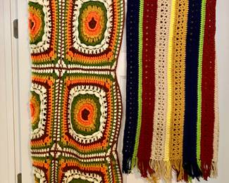 Vintage afghans