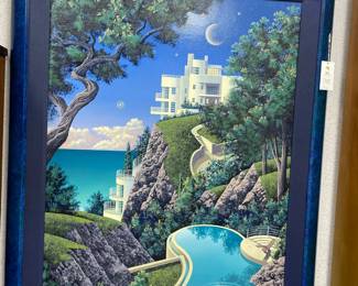 Jim Buckels Limited Edition Hand Embellished on Canvas, "Venus Rising Deluxe"