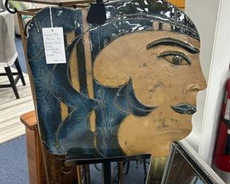 Ceramic Wall Plaque by Cleveland School Artist circa 1980s