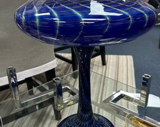 Art Nouveau Glass Table Lamp