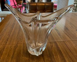 Daum France crystal vase