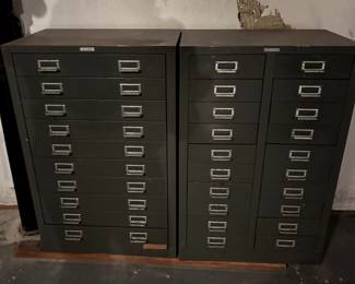 vintage Steelmaster metal storage cabinets