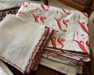 antique French linens