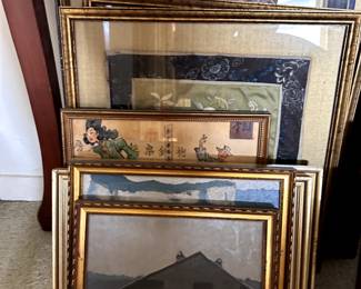 antique & vintage wall art including French artist Robert Fernier