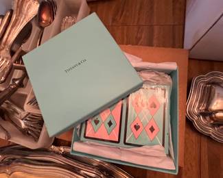 Tiffany playing cards, new in box