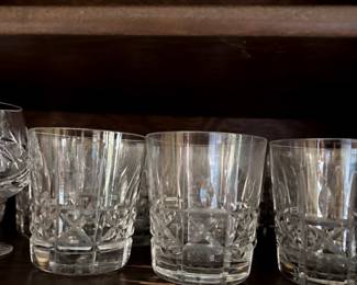 (12) 3.5" tall old fashioned glasses Waterford Kylemore