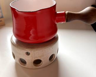 vintage Dansk butter warmer