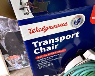 hardly used transport chair