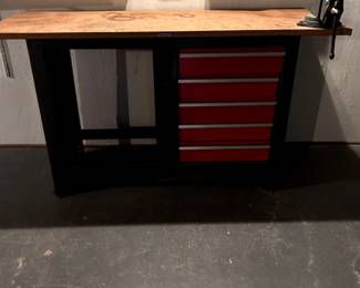 Nice workbench with Craftsman vise