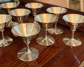 sterling silver cordials (8)
