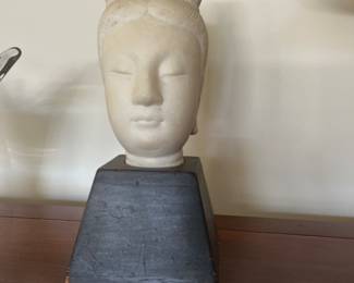 vintage soapstone bust