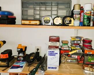 Garage tools and supplies