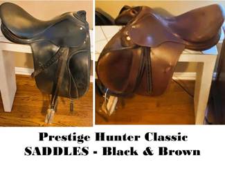 Prestige Hunter Classic SADDLES and gear- very gently used