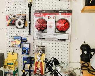 Garage tools and supplies