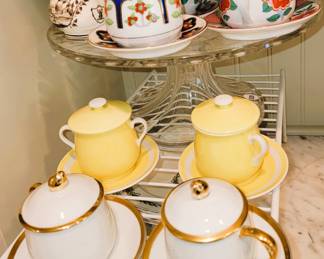 Fitz and Floyd Pots de Cream