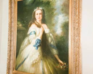 Framed portrait