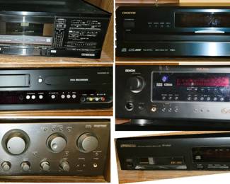 Stereo Components: Sanyo, Denan, Onyko, Kenwood