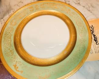 Bavarian Green and Gold China