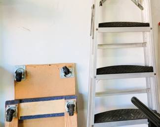 Paint ladders, furniture movers