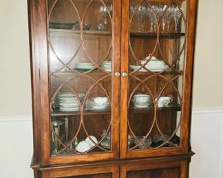 Mahogany antique display