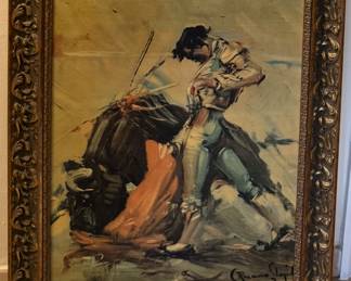 Carlos Ruano Llopis matador painting