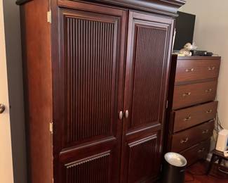 Cherry wood armoire