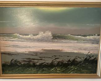 Sam Newton Oil canvas piece