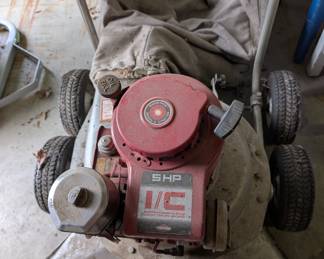 Gas powered sweeper!