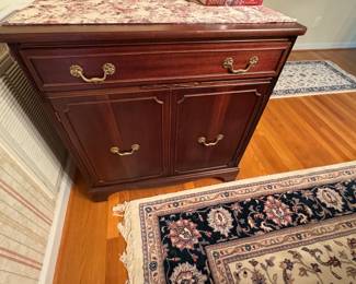 Cherry server, part of dining room suite