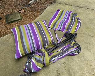 One person portable hammock chair with pillow and bag