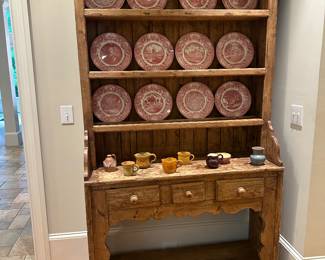 Antique pine cupboard