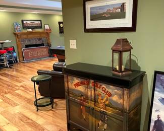 Pinehurst themed golf decor and furnishings