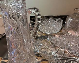 American antique cut glass