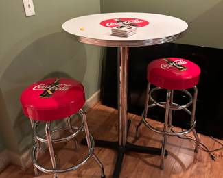 Coca Cola high top table