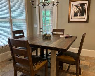 Rustic 4-person high top