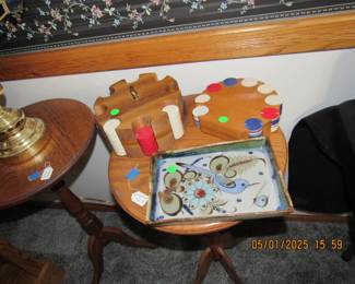 hand made poker chip holders