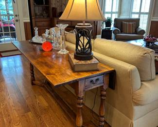 Antique english sofa console 