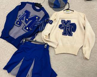 Vintage cheerleading outfit from 1980