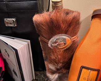 Western themed wine bags 