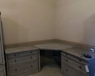 Pottery Barn executive desk 