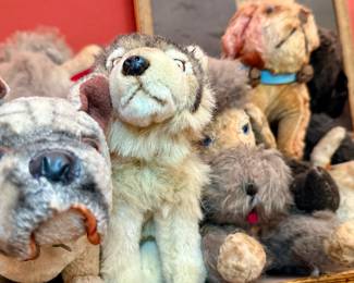 Stuffed Antique Dogs