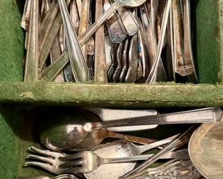 Assorted Silver Plated Flatware