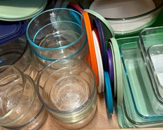 Assorted Pyrex