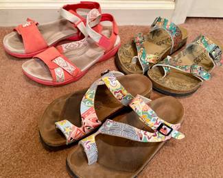 Clarks, Birks and Calceo Sandals