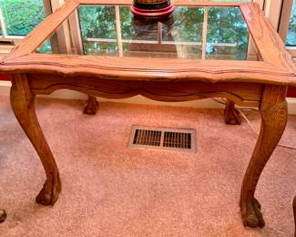 Glass Top Table