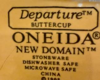 Oneida Buttercup Stoneware